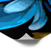 プリント – 明るい花4724D (角)