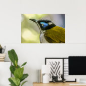 プリント：青い顔を持つホネーター#1 ポスター (ホームオフィス)