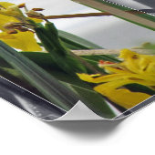 プリント-黄色い野生の花 ポスター (角)