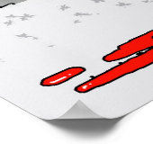 プリント「Bite-Size in the Graveyard」 - by Kev Moore ポスター (角)