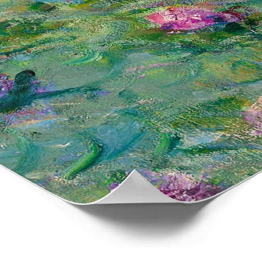 プリント | Claude Monet (40"x40") Nympheas (角)
