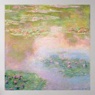 プリント Claude Monet (40"x40") Nympheas