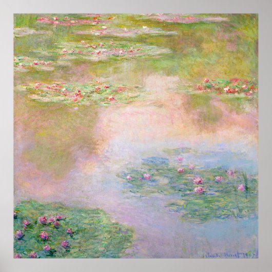 プリント | Claude Monet (40"x40") Nympheas (正面)