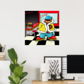 プリント"Do-Rag" - by Kev Moore ポスター (ホームオフィス)