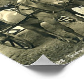 プリント- Gudvangen,ノルウェー ポスター (角)