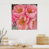 プリント | Peonies I (30"x30") (キッチン)