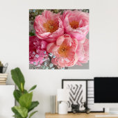 プリント | Peonies II (30"x30") (ホームオフィス)