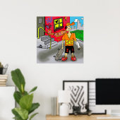 プリント「SK8」 – by Kev Moore ポスター (ホームオフィス)