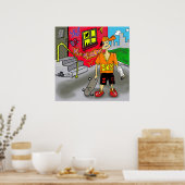 プリント「SK8」 – by Kev Moore ポスター (キッチン)