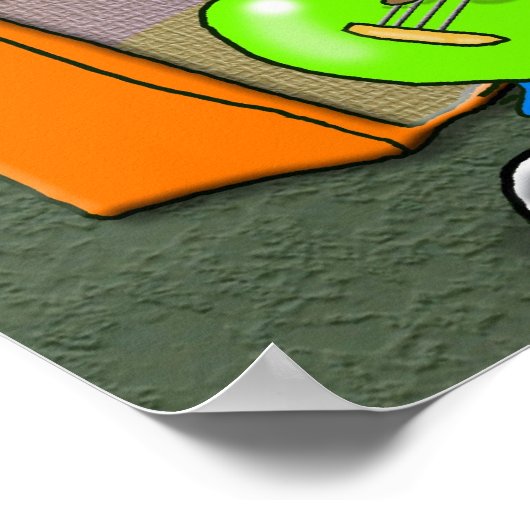 プリント「Spank de Plank」 - by Kev Moore ポスター (角)