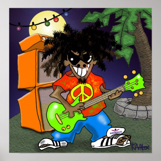 プリント「Spank de Plank」 - by Kev Moore ポスター (正面)