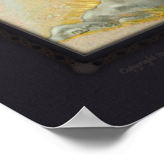 プリント- Unicorn Summer's End ポスター (角)