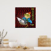 プリント"Word" - by Kev Moore ポスター (キッチン)