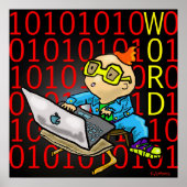 プリント"Word" - by Kev Moore ポスター (正面)