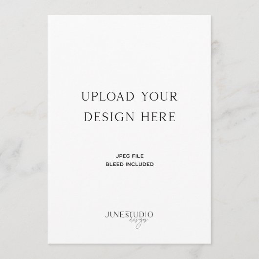 プリントORDER_5x7"サイド独身のカード メニュー (正面)