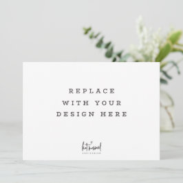 プリントORDER 7 x 5インチ横型ランドスケープ・カード 招待状