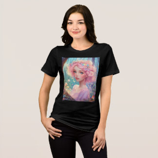 プリントTシャツ綿ブレンド トライブレンドTシャツ