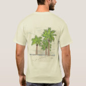 プリントTHREE PALMS Tシャツ (裏面)