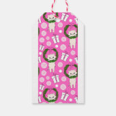 プリンフェスティバル：ピンク子猫ワインバッグ ギフトタグ (裏面)