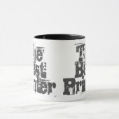 プリン最高のタ – 2トーンのコーヒーマグ マグカップ (中央)