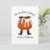 プリン・ユーモア・メリー・クリスマス シーズンカード (スタンド正面)