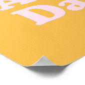 プリーオールデイおもしろいバレエダンサーバレリーナことわざ ポスター (角)