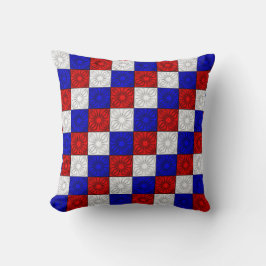 プリーツコーナー、RWBスクエア装飾用クッション クッション