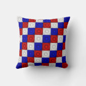 プリーツコーナー、RWBスクエア装飾用クッション クッション (裏面)