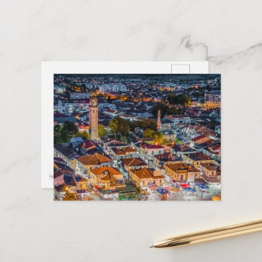 プリープのはがき：古いバザール ポストカード (正面/裏面インサイチュ)