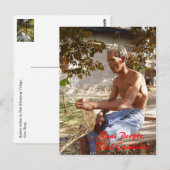 プリー・クメーン・ヴィレッジのバスケット・メーカー ポストカード (正面/裏面)