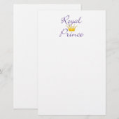 プリ王室のンス 便箋 (正面/裏面)