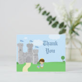 プリ王室の男魅力的生誕生日サンキューカード ポストカード (スタンド正面)