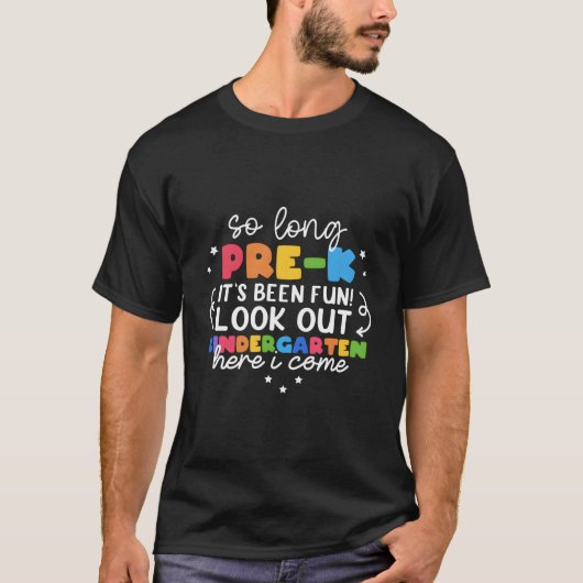 プリKおつかれさま こんにちは小学校 卒業 Tシャツ (正面)