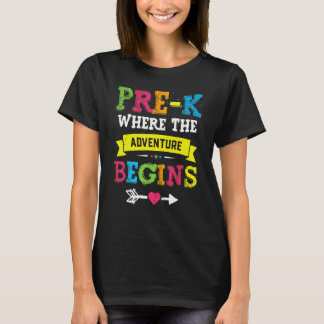プリK冒険のはじまり バックトゥスクールT Tシャツ