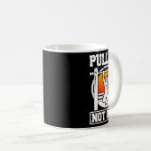 プルアップなしボディビル重量挙げトレーニング コーヒーマグカップ (正面右)