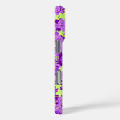 プルエレフアバタフライハイビスカスハワイアンパープル Case-Mate iPhoneケース (裏面 / 右)