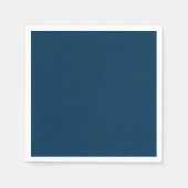 プルシアンブルー 単色 | クラシック | エレガント スタンダードカクテルナプキン (正面)