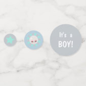 プルシエモンキーボーイベビーシャワー コンフェッティ (正面)