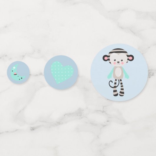 プルシエモンキーボーイベビーシャワー コンフェッティ (裏面)