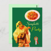 プルシネライタリアンキッチンスパゲッティパーティーレシピ ポストカード (正面/裏面)