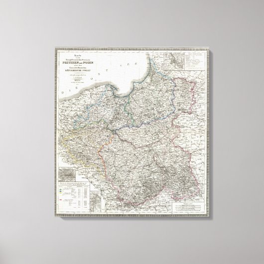 プルセン、ポセン、ポレン キャンバスプリント (正面)