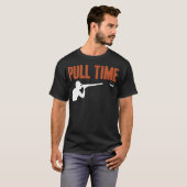 プルタイムトラップ射撃用クレー Tシャツ (正面フル)