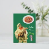 プルチネッラ イタリアンキッチンパーティー グリーンレシピ ポストカード (スタンド正面)