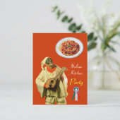 プルチーネイタリアンラキッチンパーティーオレンジレシピ ポストカード (スタンド正面)