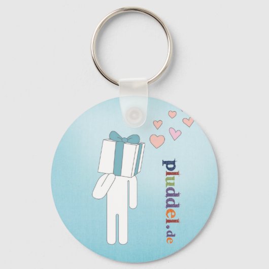 プルデル・シュリュッセランハーナー・ハーツ キーホルダー (正面)