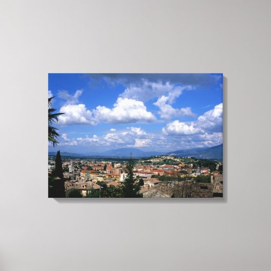 プルトウンブリア島イタリア キャンバスプリント (正面)