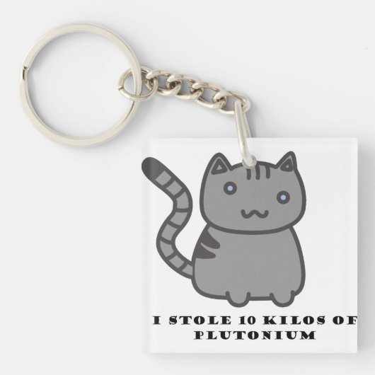 プルトニウム猫を10キロ盗んだ キーホルダー (正面)