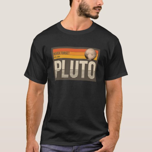 プルトネベ忘れルプラネット宇宙 Tシャツ (正面)
