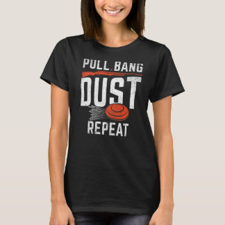 プルバンダストリピートスポーツシューター&クレイ豚 Tシャツ