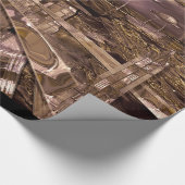 プルビモダンラー建築エレガント都市   ラッピングペーパー (角)